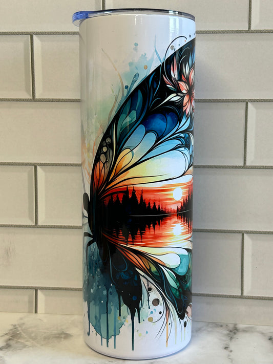 Butterfly Sunset 20oz (Sublimated)