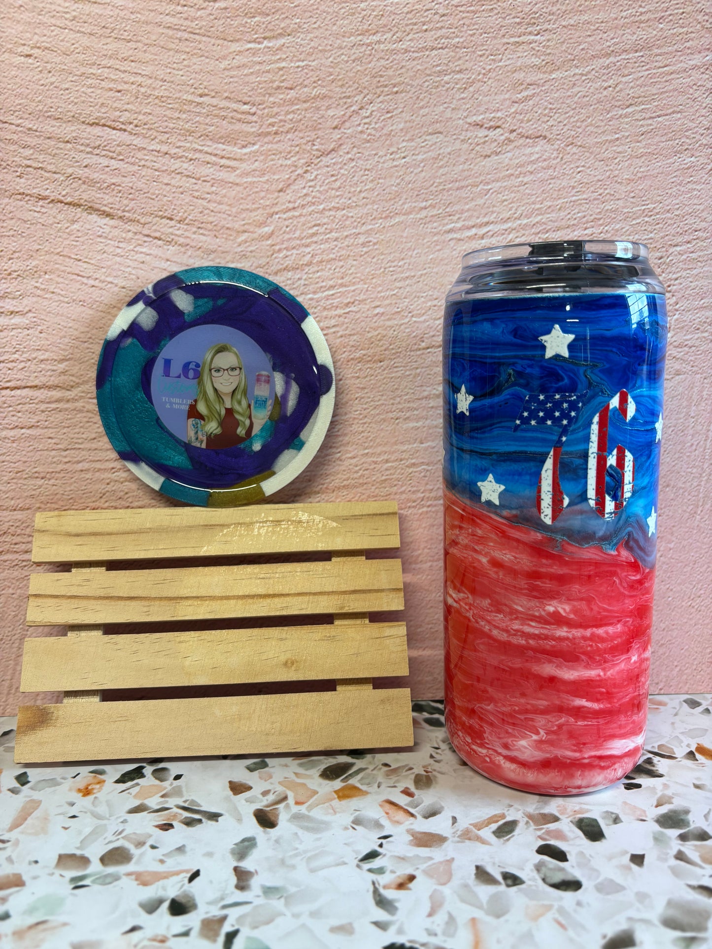 1776 18oz Soda Can Tumbler